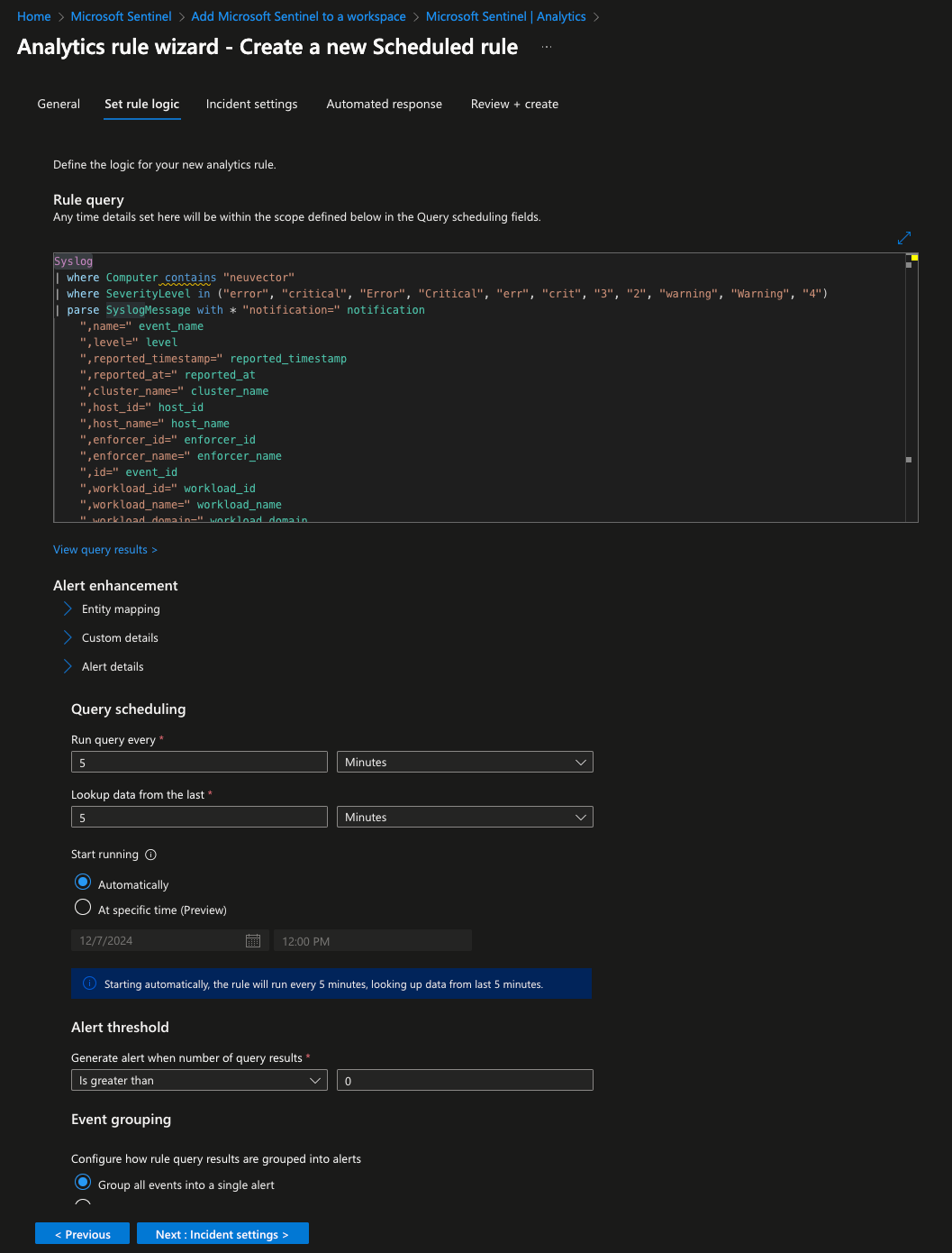 11 sentinel query schedule 11 sentinel query schedule
