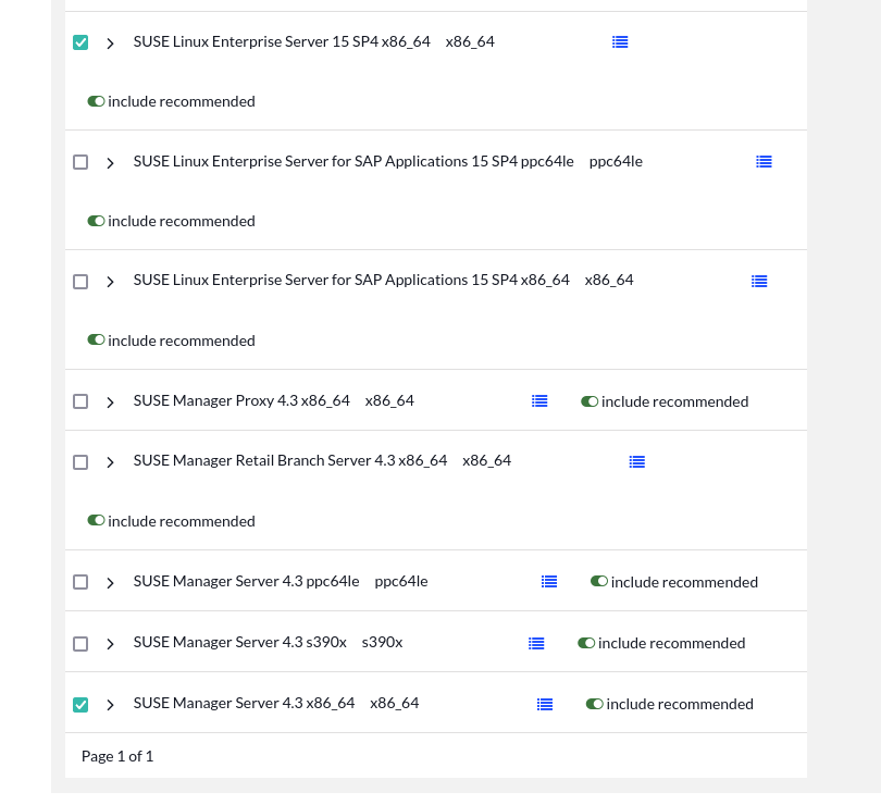 Synchronizing Products Synchronizing Products