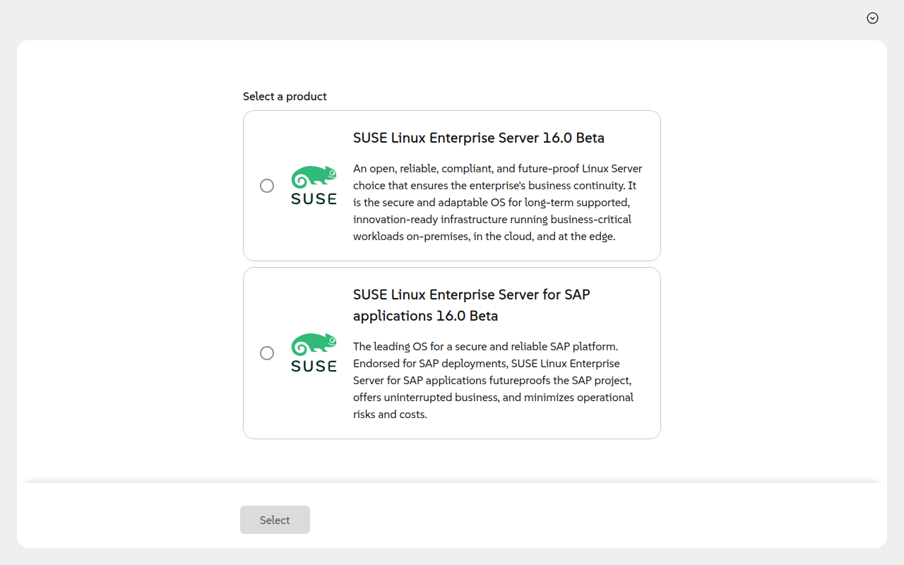 Select a product Select a product