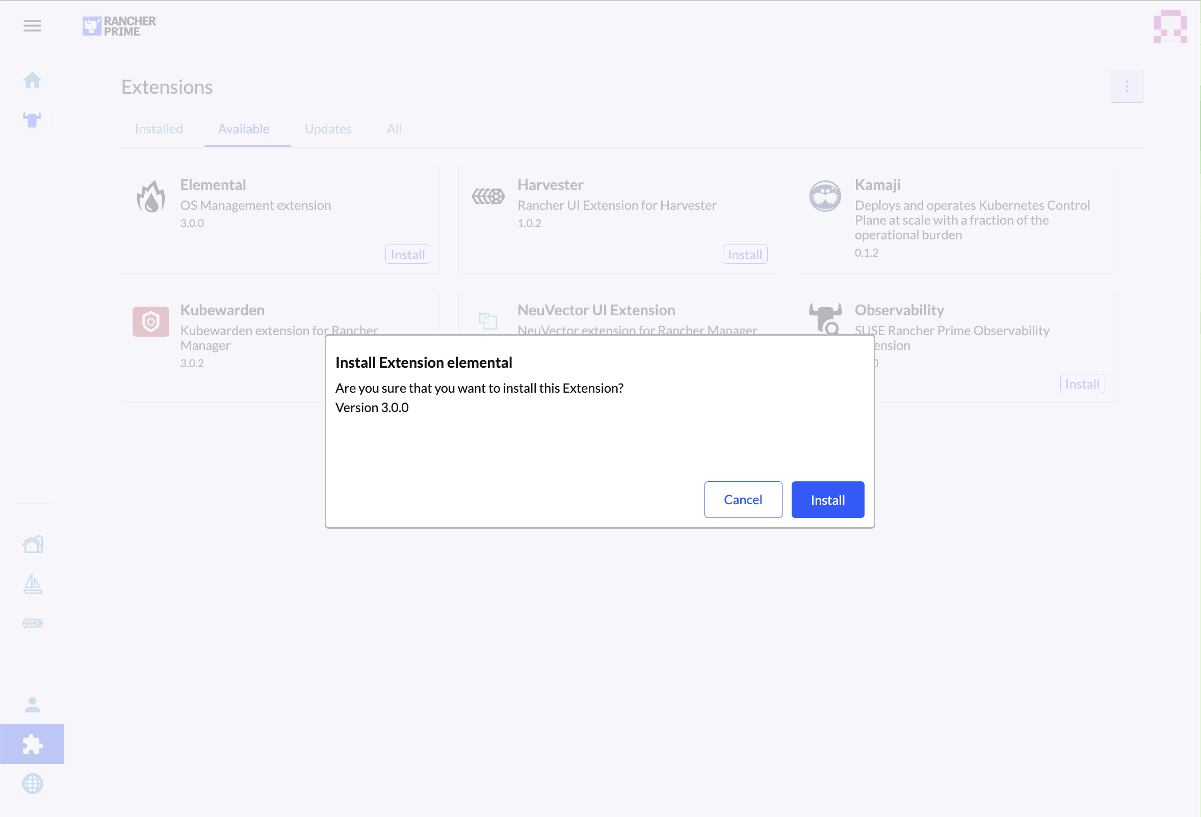 安装 Elemental 扩展 3 安装 Elemental 扩展 3