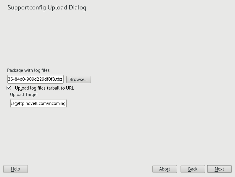 YaST upload server YaST upload server