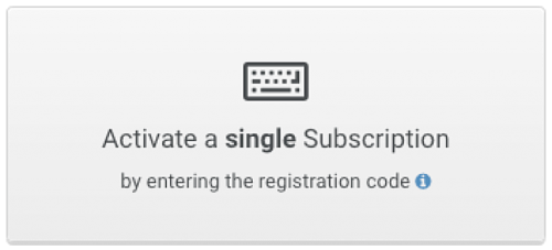 Activate a single subscription.