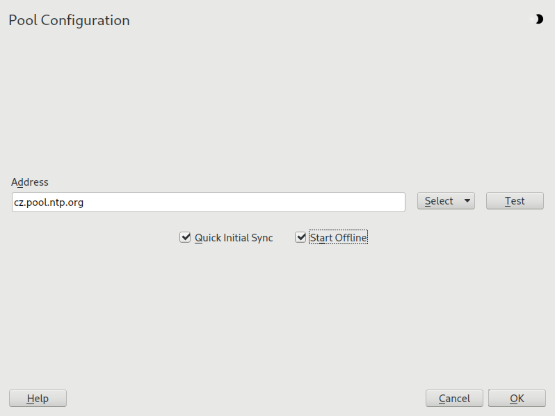 Adding a time server Adding a time server